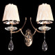 Бра LUMINA DECO Dominni LDW 9268-2 GD