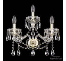 Бра Bohemia Ivele Crystal 5413 5413B/2+1/165 G Clear/M-1G