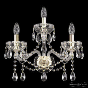 Бра Bohemia Ivele Crystal 5413 5413B/2+1/165 G Clear/M-1G