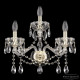 Бра Bohemia Ivele Crystal 5413 5413B/2+1/165 G Clear/M-1G