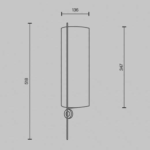Бра Maytoni Glamping MOD437WL-02BG1