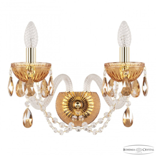 Бра Bohemia Ivele Crystal 5402 5402B/2/165 G Amber/M-1G K721