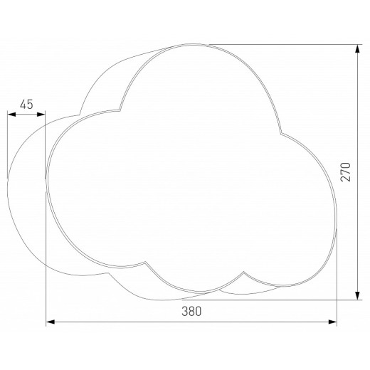 Накладной светильник TK Lighting Cloud 4966 Cloud