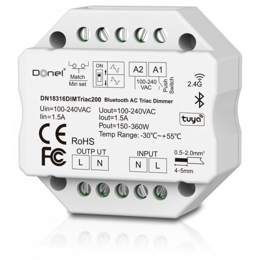 Контроллер-диммер Donel DN8HF DN18316DIMTriac200