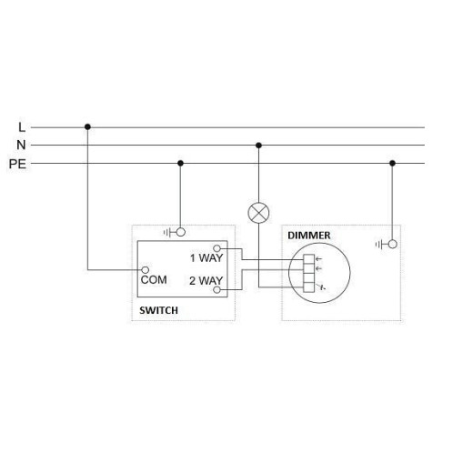 Диммер без рамки LIREGUS EPSILON 28-308