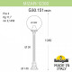 Наземный высокий светильник Fumagalli Globe 300 G30.151.000.WXE27