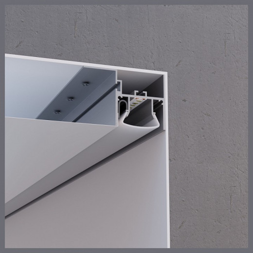 Короб для контурной подсветки натяжного потолка Apeyron Electrics  08-54