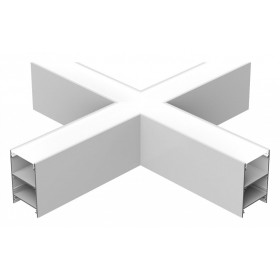Соединитель угловой X-образный накладной 6063 LINE 3556 0272813