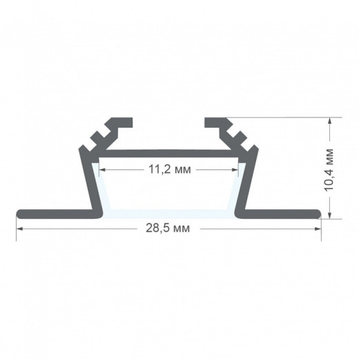 Короб встраиваемый Apeyron Electrics  08-03-ЧБ
