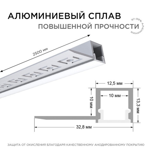 Короб встраиваемый угловой внешний Apeyron Electrics  08-50