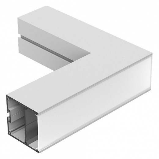 Соединитель угловой L-образный накладной 6063 LINE 5050 0272502