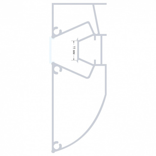 Короб для контурной подсветки натяжного потолка Apeyron Electrics  08-58