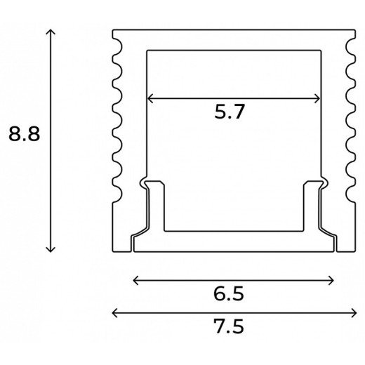 Короб накладной Hesby Lighting Line HSBL_0198