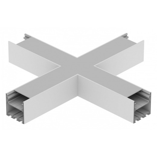 Соединитель угловой X-образный накладной 6063 LINE 5050 0272515