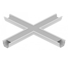 Соединитель угловой X-образный встраиваемый 6063 LINE 3525 IN 0273014