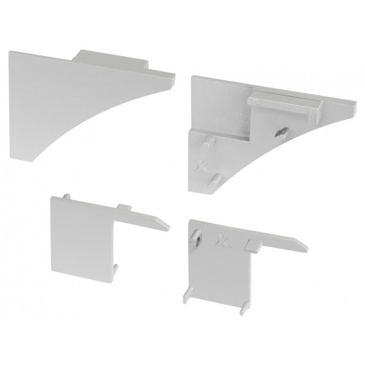 Набор заглушек для профиля Arlight SHELF 060904