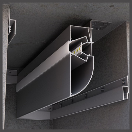 Короб для контурной подсветки натяжного потолка Apeyron Electrics  08-58