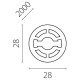 Короб подвесной Lightstar Profiled 442802