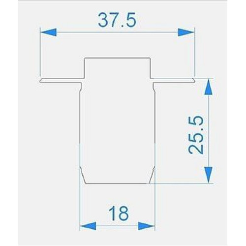 Набор из 10 заглушек для профиля Deko-Light H-ET-03-10 979200