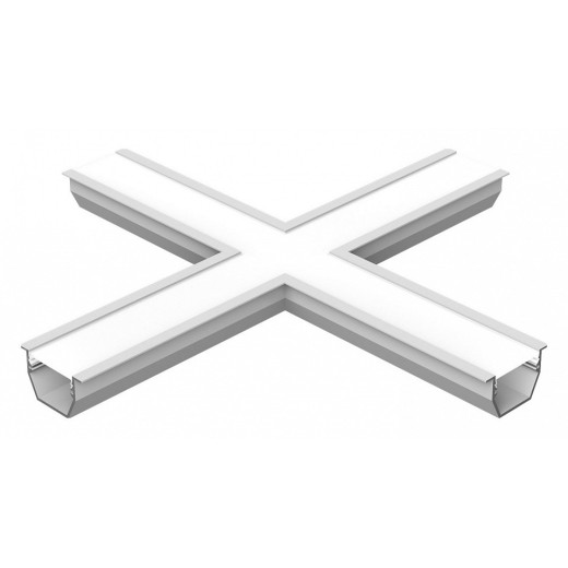 Соединитель угловой X-образный встраиваемый 6063 LINE 3525 IN 0273013