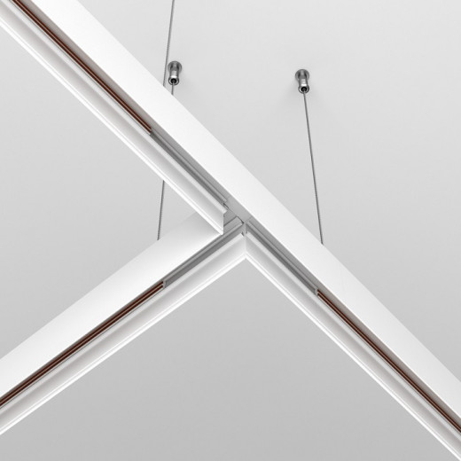 Соединитель T-образный для треков накладных Accessories for tracks Exility TRA034CT-41W