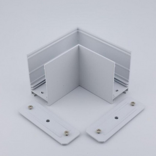 Соединитель угловой L-образный для треков накладных Aployt Magnetic track 220 APL.0282.10.01