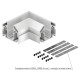 Соединитель угловой L-образный для треков встраиваемых Hesby Lighting ElDeko HSBL_0293