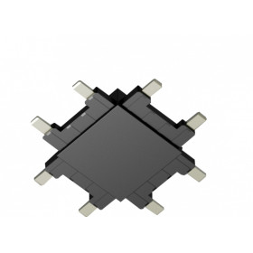 Соединитель X-образный для треков накладных SWG PRO SLIM CN-SLIM-BL-X