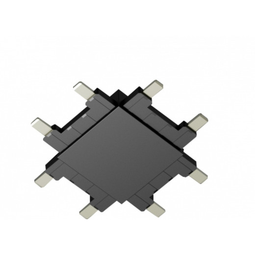 Соединитель X-образный для треков накладных SWG PRO SLIM CN-SLIM-BL-X