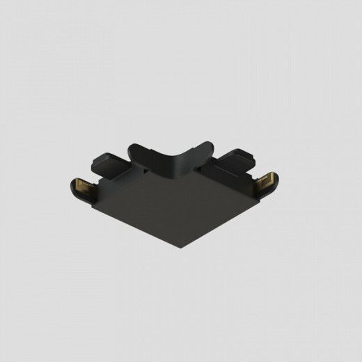 Соединитель угловой L-образный для треков накладных Denkirs AIR BASE TR5231-BK