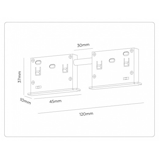 Токопровод центральный Ambrella Light TRACK SYSTEM GL2030