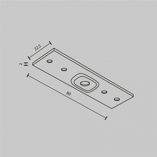 Крепление для трека Maytoni Technical Accessories for tracks Exility TRA034C-21W