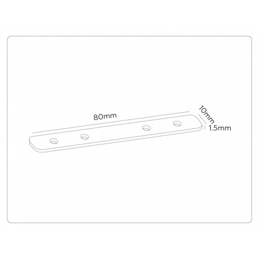 Соединитель линейный для треков Ambrella Light TRACK SYSTEM GL2006