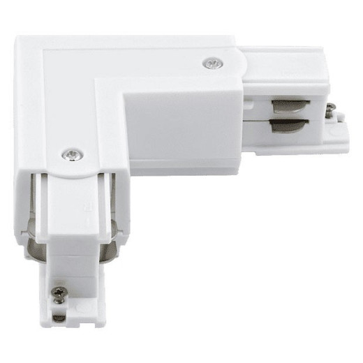 Соединитель угловой L-образный для треков DesignLed Трехфазные треки и аксессуары CN-3F-L-L-WH