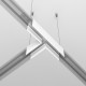 Соединитель T-образный для треков накладных Accessories for tracks Exility TRA034CT-41W