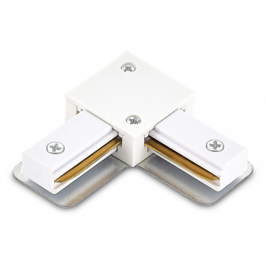 Соединитель угловой L-образный для треков накладных Donel  LС DN01W