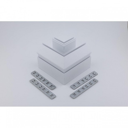 Соединитель угловой L-образный для треков встраиваемых Aployt Magnetic track 220 APL.0284.10.04