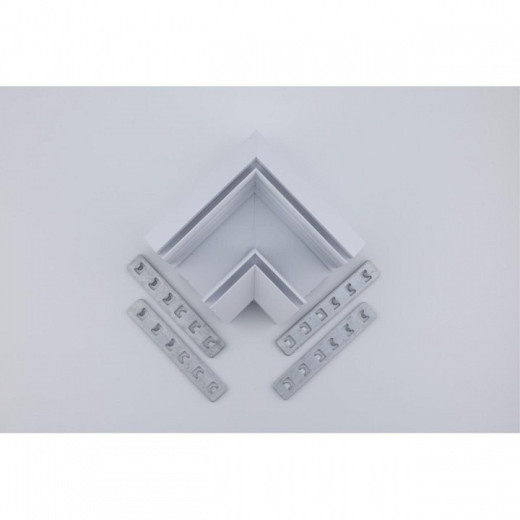 Соединитель угловой L-образный для треков встраиваемых Aployt Magnetic track 220 APL.0284.10.04