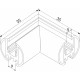 Соединитель угловой L-образный для треков накладных Elektrostandard Mini Magnetic a067578