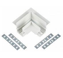 Соединитель угловой внутренний для треков встраиваемых MyFar  MT0200-CL-W