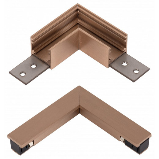 Соединитель угловой L-образный для треков накладных Lucide LINIAL 55900/19/05