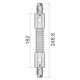 Соединитель гибкий для треков Deko-Light D Line 710039