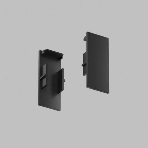 Заглушка для трека Denkirs SMART SLIM BASE TR2411-BK