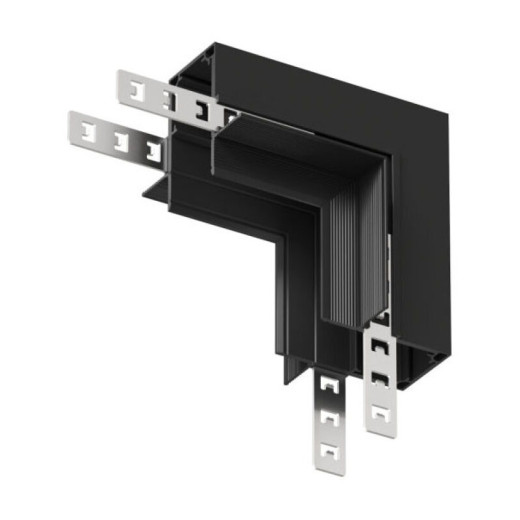 Соединитель угловой внутренний для треков Denkirs SMART 48V HIDE TR8546-BK