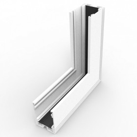 Соединитель угловой L-образный для треков накладных SWG PRO SY 00-00016475