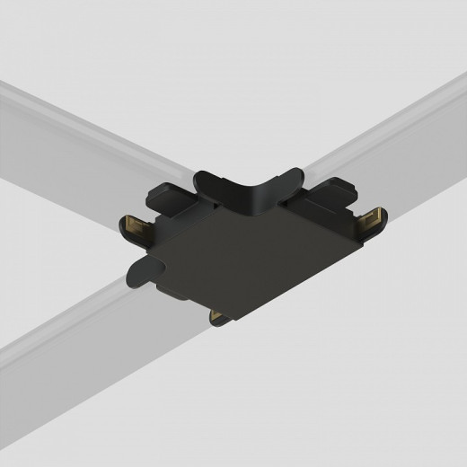 Соединитель T-образный для треков накладных Denkirs AIR BASE TR5233-BK