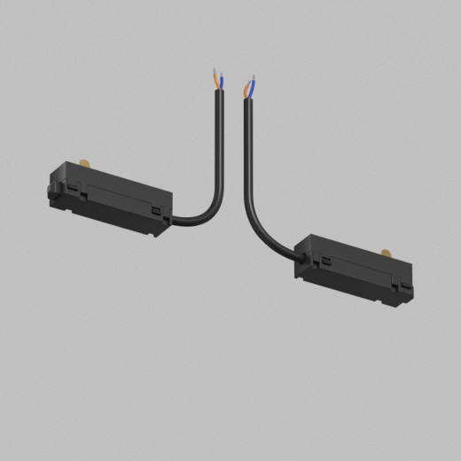 Токопровод концевой Denkirs SMART SLIM BASE TR2427-BK