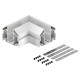 Соединитель угловой L-образный для треков встраиваемых Hesby Lighting ElDeko HSBL_0293
