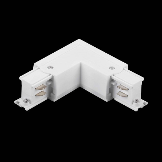 Соединитель угловой L-образный для треков накладных Lightstar Quattro 504126-FRPS