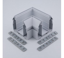 Соединитель угловой L-образный для треков встраиваемых Aployt Magnetic track 220 APL.0284.10.04